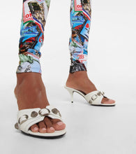 Balenciaga Cagole leather mules