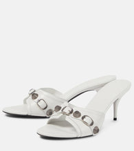 Balenciaga Cagole leather mules