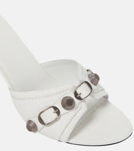 Balenciaga Cagole leather mules