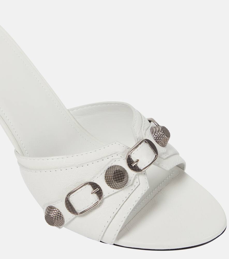 Balenciaga Cagole leather mules