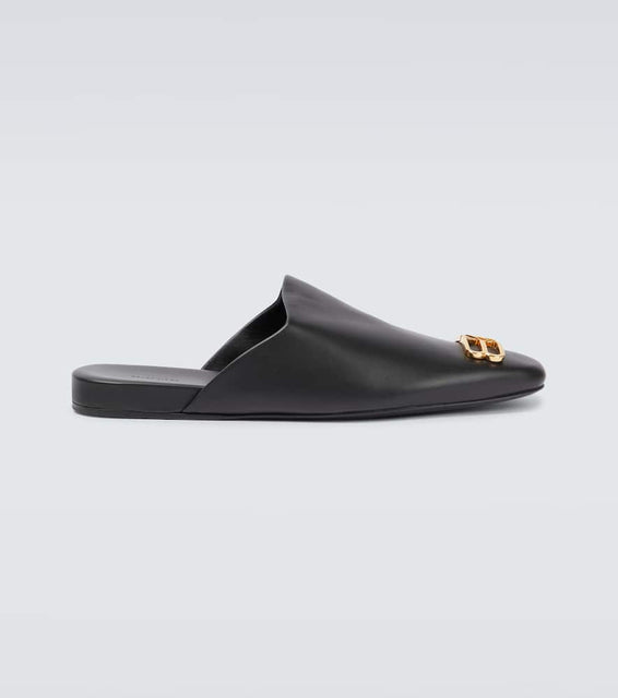 Balenciaga Cosy BB leather slippers