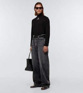 Balenciaga Cosy BB leather slippers