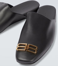 Balenciaga Cosy BB leather slippers