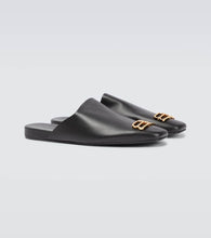Balenciaga Cosy BB leather slippers