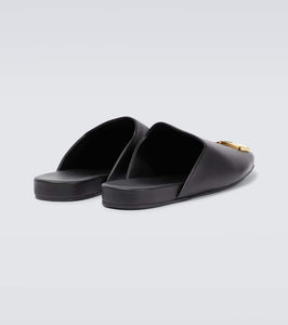 Balenciaga Cosy BB leather slippers