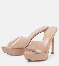 Gianvito Rossi Betty PVC and leather sandals