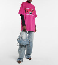 Balenciaga Le Cagole Small denim shoulder bag