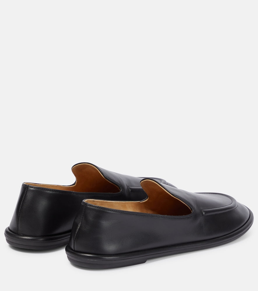 The Row Canal leather loafers