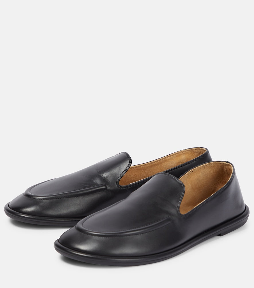 The Row Canal leather loafers