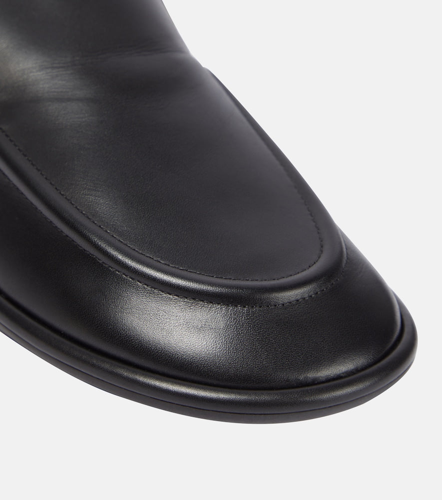 The Row Canal leather loafers