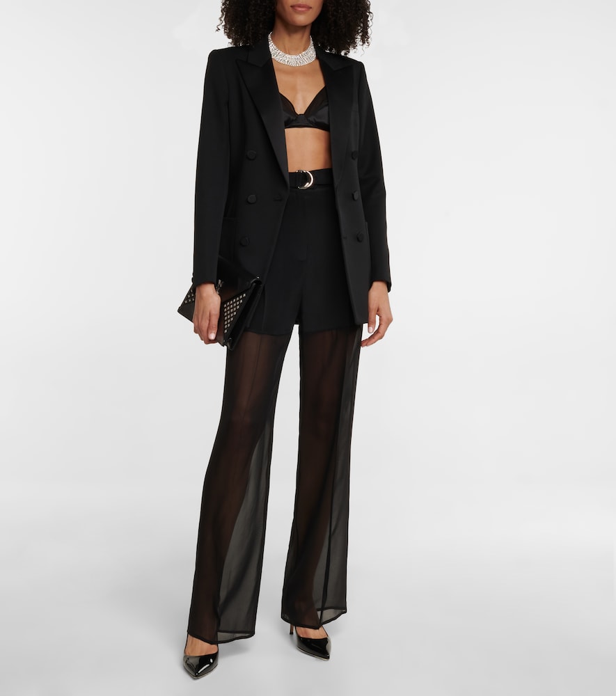Gianvito Rossi Ribbon Sling 55 leather slingback pumps