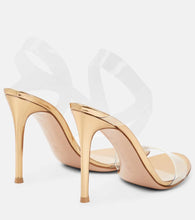 Gianvito Rossi Metropolis 105 PVC slingback sandals