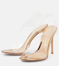 Gianvito Rossi Metropolis 105 PVC slingback sandals