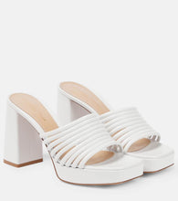 Gianvito Rossi Lena 95 leather mules