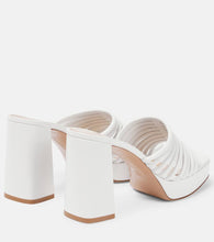 Gianvito Rossi Lena 95 leather mules
