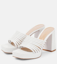 Gianvito Rossi Lena 95 leather mules