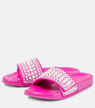 Jimmy Choo Fitz embellished slides