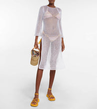 Anna Kosturova Zen Mesh crochet beach dress