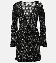 Anna Kosturova Bianca crochet cotton minidress