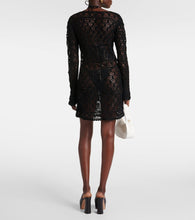 Anna Kosturova Bianca crochet cotton minidress