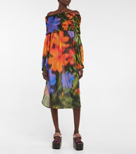 Dries Van Noten Smocked cotton midi dress