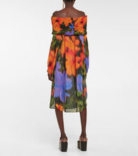 Dries Van Noten Smocked cotton midi dress