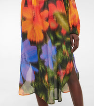 Dries Van Noten Smocked cotton midi dress