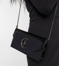 Christian Louboutin Loubi54 leather clutch