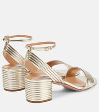 Aquazzura Sundance 50 faux leather sandals