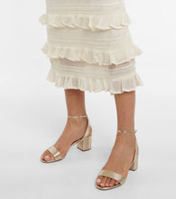 Aquazzura Sundance 50 faux leather sandals