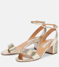 Aquazzura Sundance 50 faux leather sandals