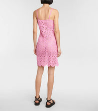 Rotate Silke crochet slip dress