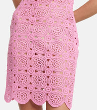 Rotate Silke crochet slip dress