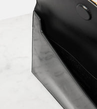 Saint Laurent Uptown patent leather clutch