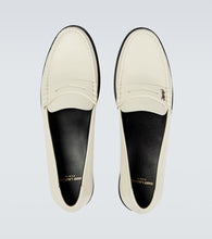 Saint Laurent Le Loafer leather penny loafers