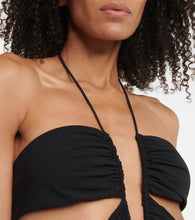 Nensi Dojaka Halterneck minidress