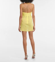 Nensi Dojaka Cutout halterneck minidress