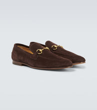 Gucci Jordaan suede loafers