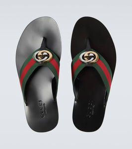 Gucci Interlocking G thong sandals