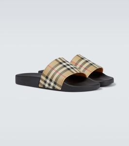 Burberry Vintage checked slides
