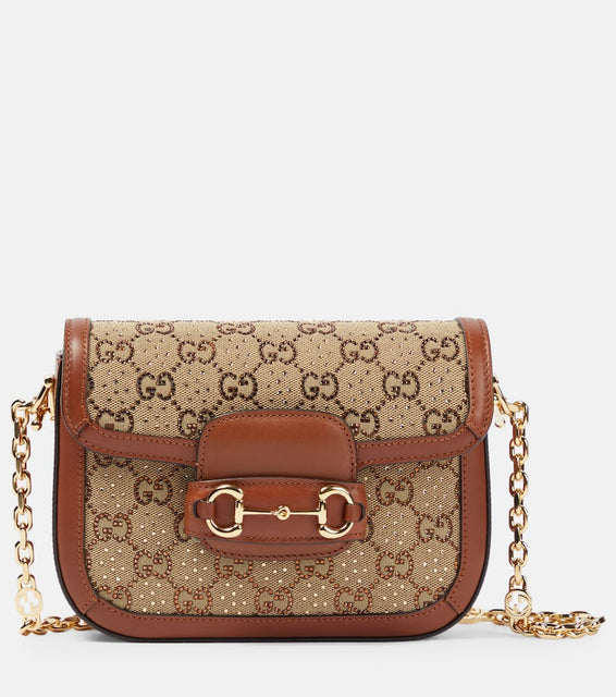 Gucci Gucci Horsebit 1955 GG shoulder bag. Shop Gucci Shoulder Bags for women now.