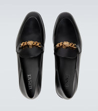 Versace Medusa Chain leather loafers