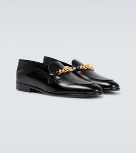 Versace Medusa Chain leather loafers