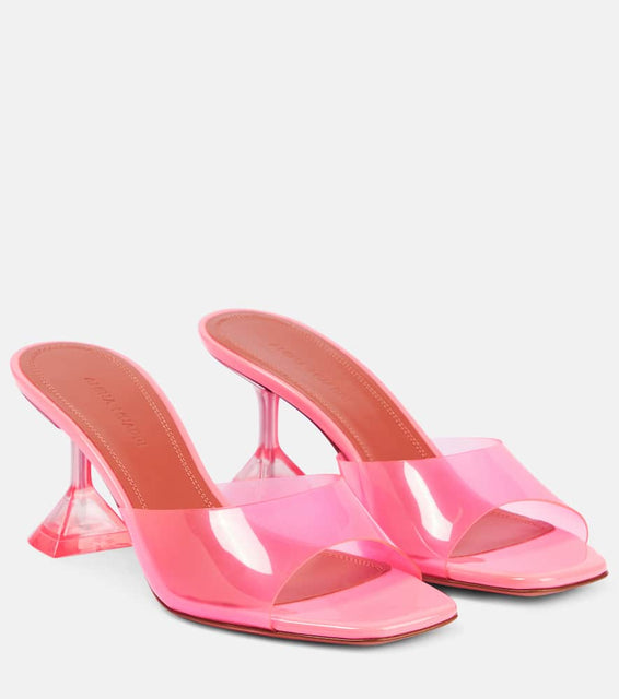 Amina Muaddi Lupita PVC mules