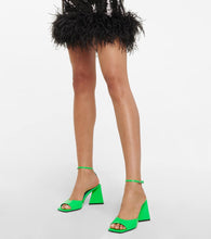 The Attico Piper 85 patent leather sandals
