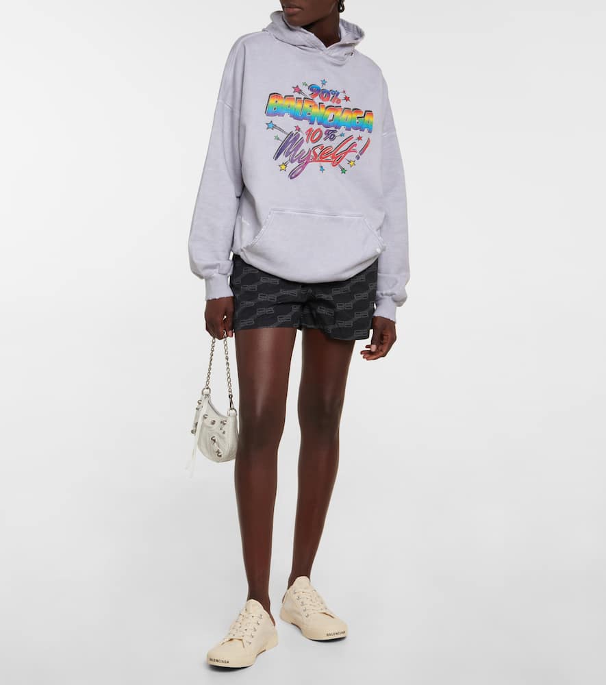 Balenciaga Paris distressed open-back sneakers
