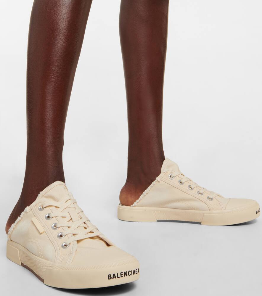 Balenciaga Paris distressed open-back sneakers