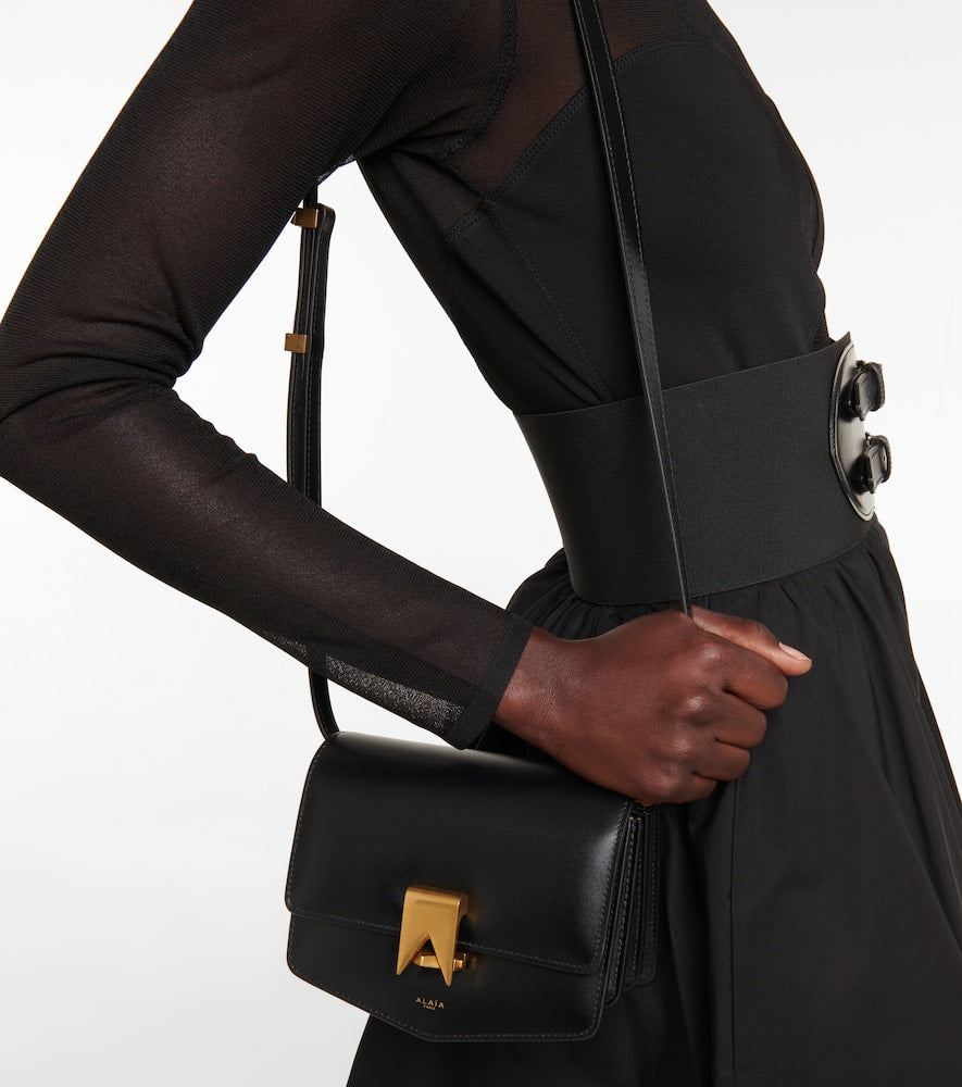 Alaia Le Papa Small leather crossbody bag
