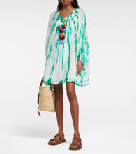 Anna Kosturova Tie-dye silk minidress