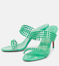 Christian Louboutin Spike Only 85 PVC and leather sandals